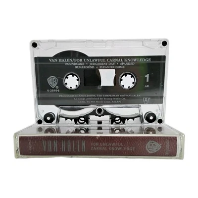 Van Halen/Hagar - For Unlawful Carnal Knowledge - Cassette Album - TESTED WORKS  - Image 1 of 4