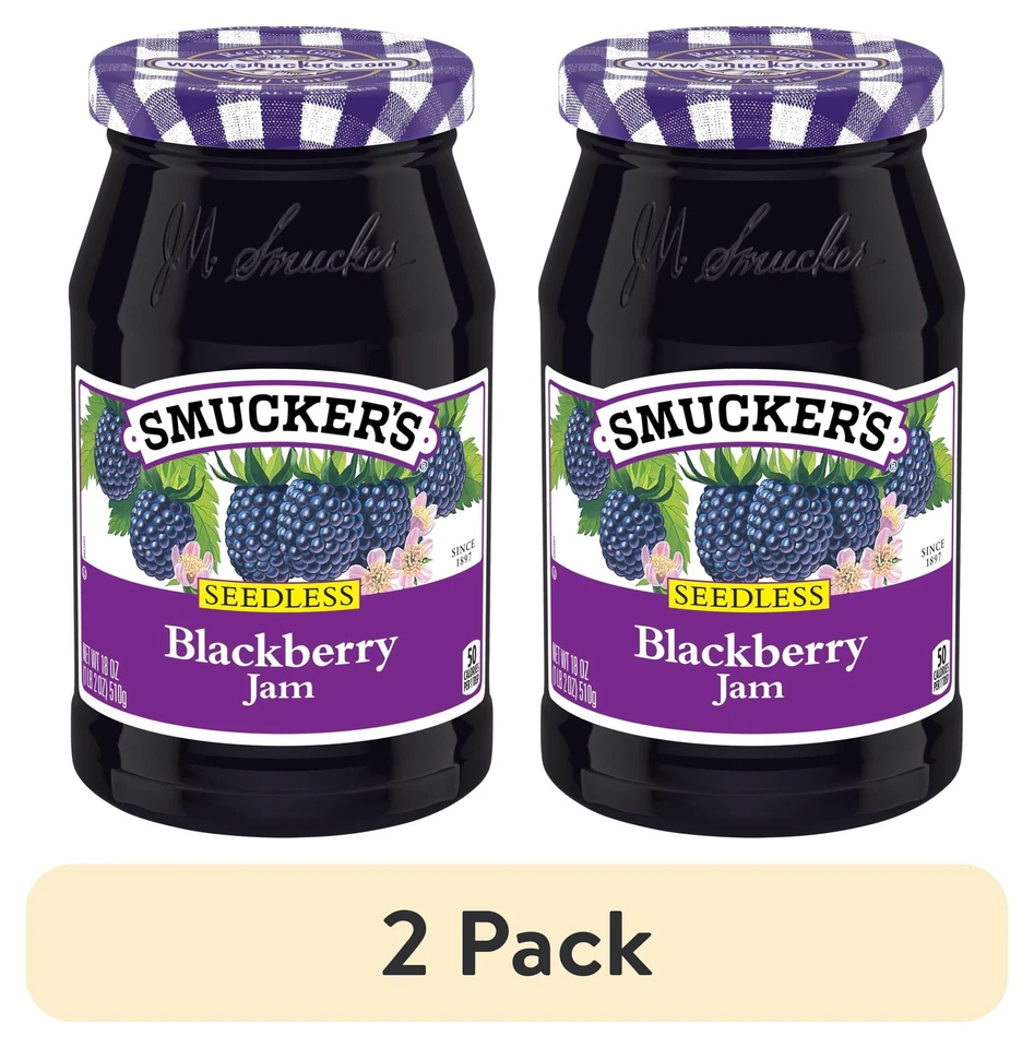 Smuckers Jam Seedless Blackberry 18 Oz