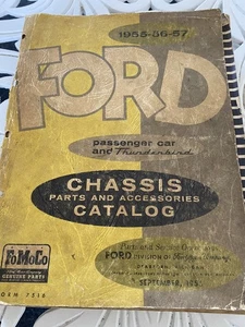 Vintage Book: Ford Motor Company Ford Car Thunderbird Chassis Catalog 1956 - Picture 1 of 13