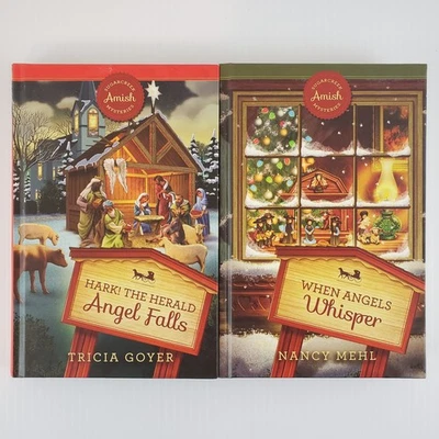 Sugarcreek Amish Mysteries Lot of 2 Christmas Books ~ When Angels Whisper, Hark - Image 1 of 4