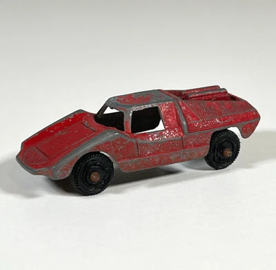 Vintage 1960s TootsieToy Red No 4 Fiat Abarth Diecast Car USA 1:64 Scale - Image 1 of 4