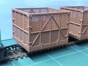 O-16,5/NG7 4 Tonnen Zuckerrohr Behälter Wagen Kit vorgefärbt, POM Räder enthalten - - Bild 1 von 33