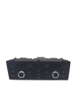 Placa frontal de doble zona de control de temperatura negra para 06-11 AUDI A6 411821 Foto 1 de 4