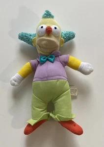 The Simpsons Krusty der Clown 8 Zoll Plüschpuppe Spielzeugfabrik 2015 - Bild 1 von 4