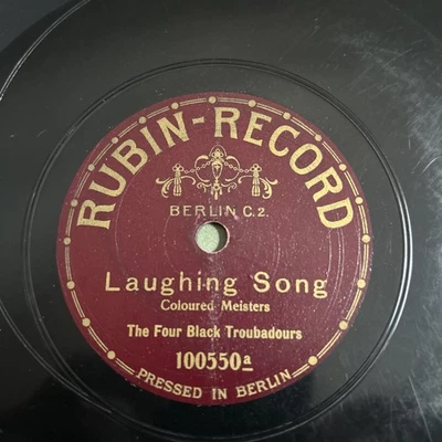 The Four Black Troubadours Rubin 100550 Laughing Song / Cats ‘ Serenade  Foto 1 de 4