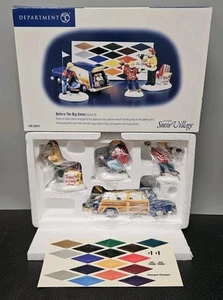 Department 56 Snow Village Before the Big Game 55019 New RARE - Imagen 1 de 7