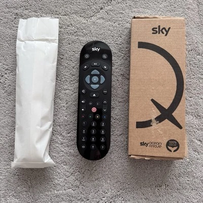 Sky EC101 RC3913801/01R Voice Remote Control Black Bluetooth for Sky Q TV Box - Image 1 of 4