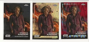 2024 Topps Chrome Star Wars Red RayWave Refractor Maarva Andor #13 + Refractor - Picture 1 of 2
