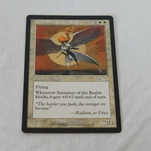 Sustainer of the Realm Magic The Gathering 1999 White Creature Summon Angel 23/143 Urza's Legacy - Imagen 1 de 4