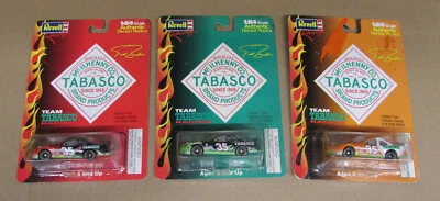 Set Of 3 Tabasco Todd Bodine #35 Nascar Race Cars New 1/64 1998 Revell - Image 1 of 2