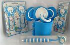 Kritter Krew Elephant ~ Fabric Pencil/Pen Holder, Pen, 2 Large Clips and Magnets