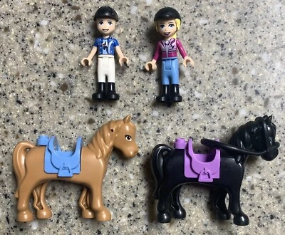 Lego 41367 Zack & Stephanie w/ 2 Jumping Horses Minifig Lot - Image 1 of 2