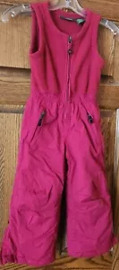 Tuta da neve LL Bean bambina taglia 4 rosa pile tuta da neve - Foto 1 di 6