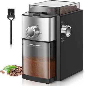 CHEFFANO BG701 Burr Coffee Grinder, Electric Coffee Bean Grinder (Black) - New - Picture 1 of 8