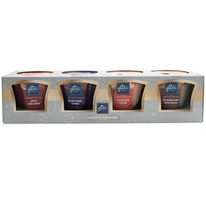 glade Duftkerzen SET 4-teilig Apple Cosy Merry Berry & Wine Champagne Cheers +1 - Picture 1 of 1