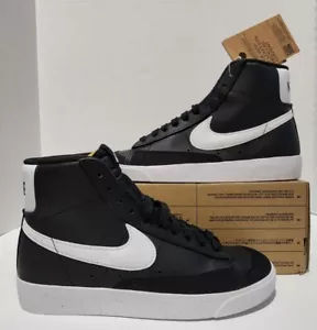 Nike Blazer Mid '77 Next Nature Negro Blanco Mujer Talla 12 NUEVO DO1344-001 SIN TAPA - Imagen 1 de 7