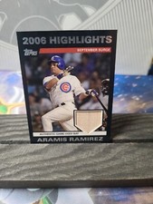 2007 Topps Highlights Relics #AR Aramis Ramirez D2 chicago cubs game used bat