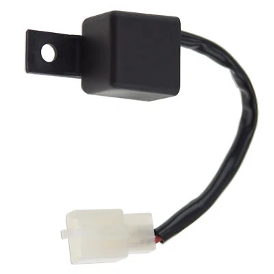 Relé intermitente LED enchufe de 2 pines para controlador de flash de señal de giro de 12 V parpadeo Foto 1 de 3