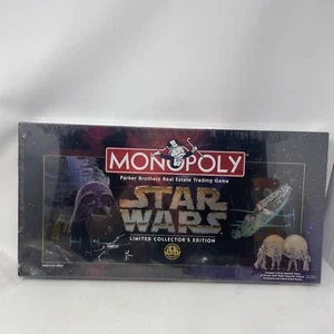 Star Wars Monopoly 1997 Parker Brothers Limited Collectors Edition Sealed - Picture 1 of 12