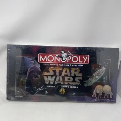 Star Wars Monopoly 1997 Parker Brothers Limited Collectors Edition Sealed - Image 1 of 4