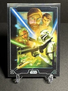 Star Wars: The Clone Wars #HC-20 Poster Art Hologram (2023) Topps - Picture 1 of 2