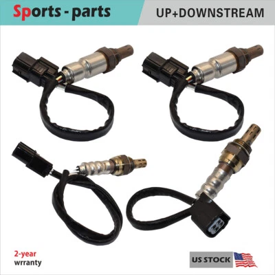 4pcs Oxygen O2 Sensor Upstream+Downstream For 2020 Acura MDX RLX 3.5L V6 - Image 1 of 4