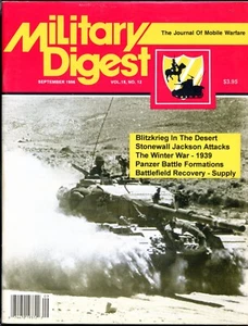 MILITARY DIGEST MAGAZIN SEPTEMBER 1996 VOL. 15 Nr. 12 - Bild 1 von 1