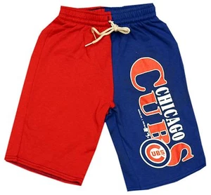 Chicago Cubs Youth Red and Blue Long Boy Shorts - Picture 1 of 1
