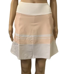 Puma Womens Powershape Skort Size XS Long Pink White Striped Golf Tennis NWT $75 - Picture 1 of 12