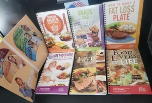 Food Lovers Fat Loss System 6 Books & 5 CD Audio Series Food Lovers Recipes - Picture 1 of 9