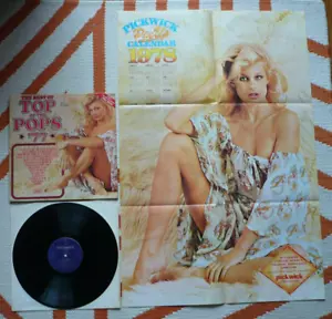 Top Of The Pops The Best Of '77 Vinyl UK 1977 Hallmark Cheesecake LP & Poster - Picture 1 of 17