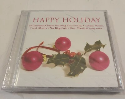 NEW (case cracked) Happy Holiday CD 25 Christmas Classics Elvis, Mathis, Sinatra - Image 1 of 4