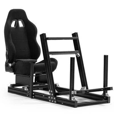 Supllueer Racing Simulator Cockpit &Seat Fit Logitech Thrustmaster T300 Fanatec - Image 1 of 4