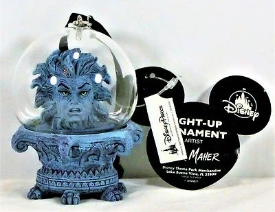 Disney Mansión Embrujada Bola de Cristal Madame Leota Iluminar Adorno de Halloween NUEVO Foto 1 de 2