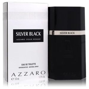Silver Black Eau De Toilette Spray By Azzaro 1.7oz For MEN - Picture 1 of 1