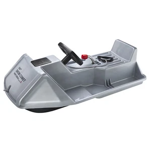 EKO Lenkschlitten Bob Schlitten Snow Comet 90 silber Rodel Lenkrodel Kinder - Bild 1 von 5