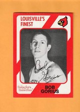 Bob Gorius Louisville Cardinals AUTO Signed 1989 card Newark Ohio 3K