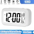 Small Digital Clock LED Display Desk Table Temperature Time Alarm Home Decor