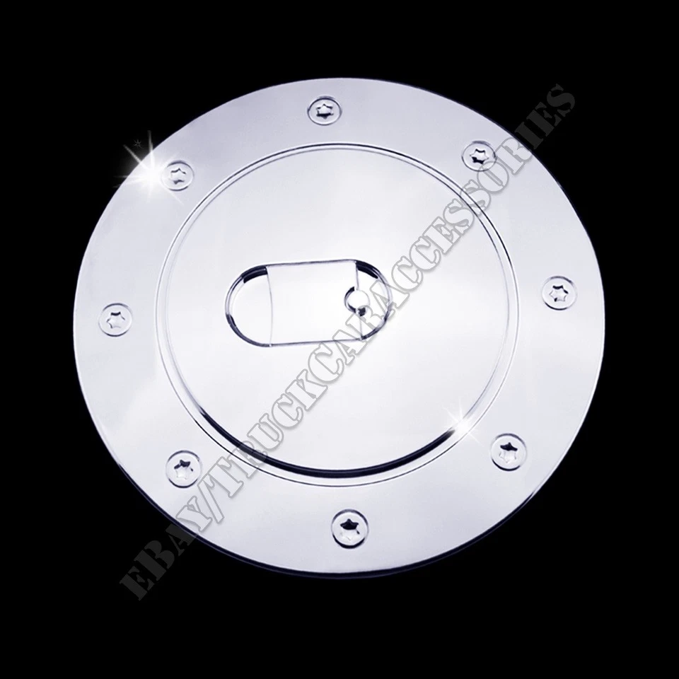 Cubierta de puerta de gas cromada 1 pieza para GMC Sierra 1999 2000 2001 2002 2003 2004 2005 2006 Foto 1 de 1