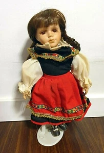 Sammlerpuppe Puppe Porzellanpuppe  Sammelpuppe Künstlerpuppe Mädchen Porzellan  - Bild 1 von 3