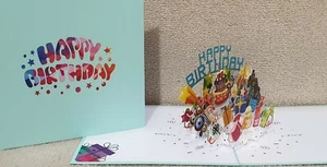 Luxurious 3D Pop Up HAPPY BIRTHDAY CARD. - Picture 1 of 4