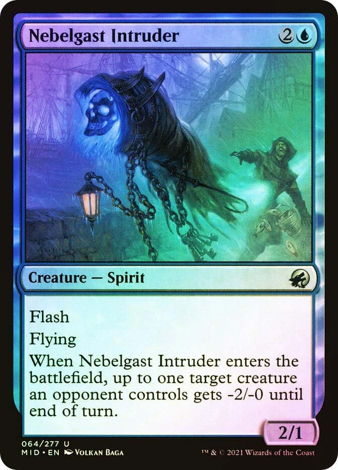 MTG FOIL Nebelgast Intruder  - Innistrad: Midnight Hunt #064 - Image 1 of 1
