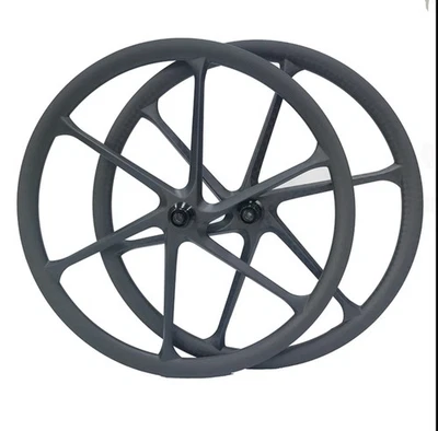 Juego de ruedas de bicicleta de carretera 700c 28 mm de ancho 35 mm de profundidad 6 radios freno de llanta de 11 velocidades  Foto 1 de 4