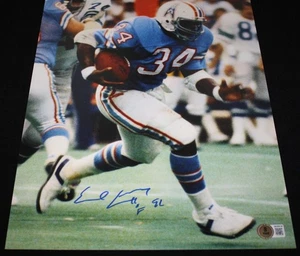 Earl Campbell signed 11 x 14, Houston Oilers, Beckett BAS 3W399149 - Picture 1 of 3