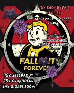 FALLOUT 76-PZ-FIORI IBRIDI PER ARTIGIANATO-FIORE GRANDE-75X TUTTI E TRE I TIPI - Foto 1 di 1