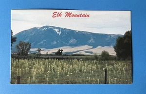 Postal de WYOMING Elk Mountain SIN USAR - Imagen 1 de 3