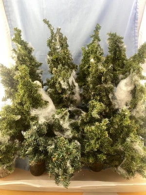 23 Pine Trees made For Holiday Villages and Towns. Two sizes 13 Tall & 10 small - Image 1 of 3