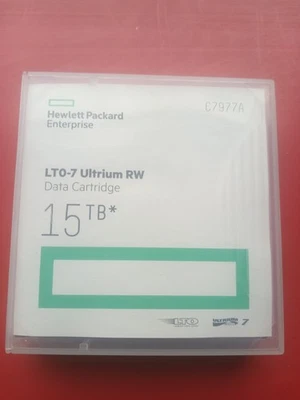 Hewlett Packard Enterprise HPE LTO-7 Ultrium RW Data Cartridge C7977A◾15TB NIOP - Image 1 of 4