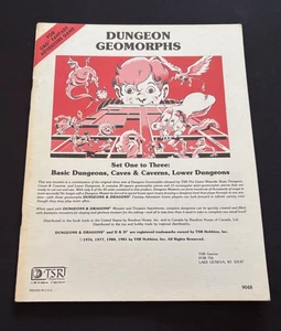 1981 Dungeons & Dragons 1st Edition DUNGEON GEOMORPHS Set One to Three TSR 9048 - Picture 1 of 6