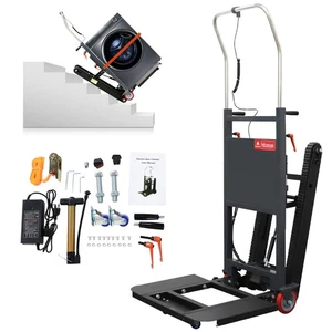 Electric Hand Trucks Folding Stair Climbing Dolly Electric Foldable Dolly Cart - Picture 1 of 9